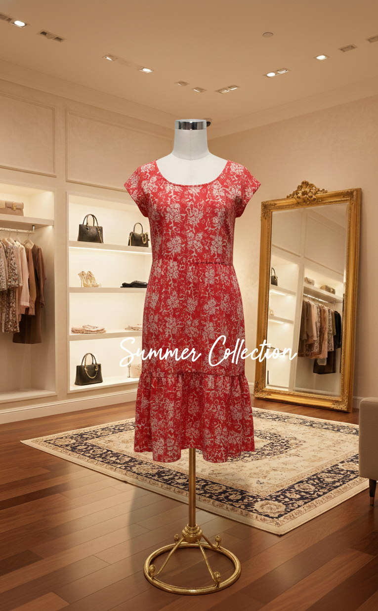 The Ruby Artisan Bloom Dress